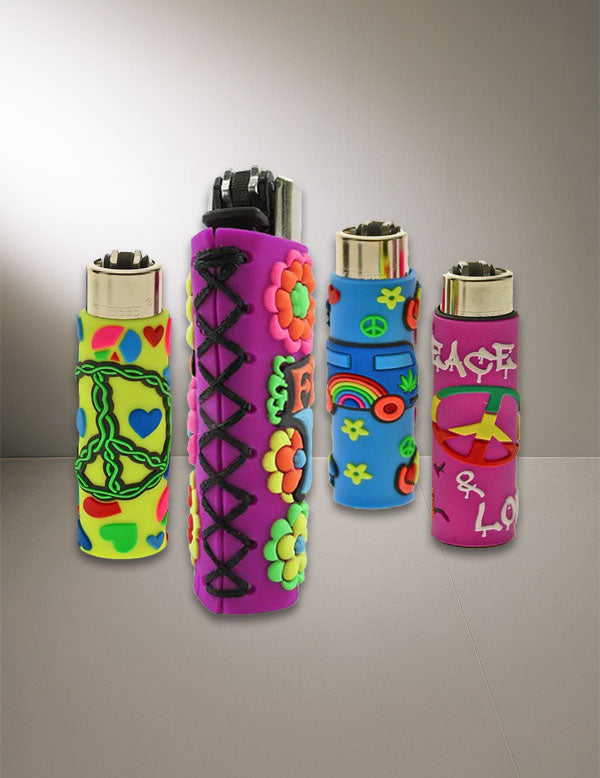 Mechero Clipper con funda de PVC personalizada
