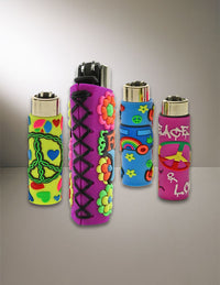 Mechero Clipper con funda de PVC personalizada