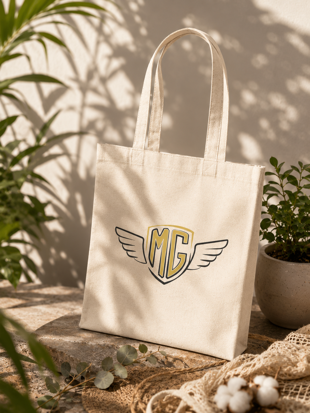 Tote bag de algodón orgánico personalizada