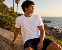Camiseta blanca orgánica personalizada