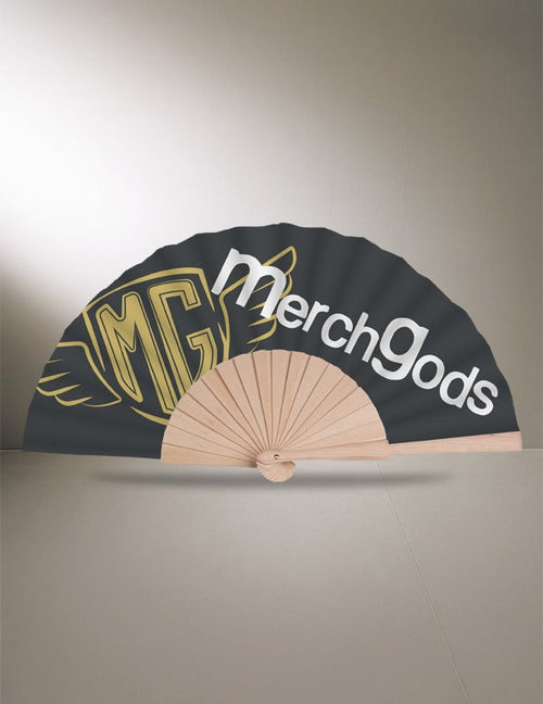 Abanico de madera personalizado