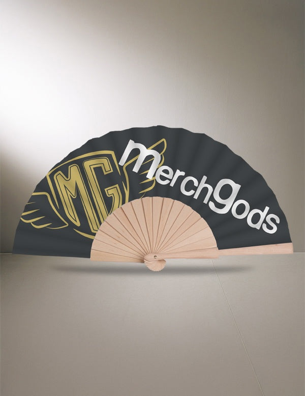 Abanico de madera personalizado